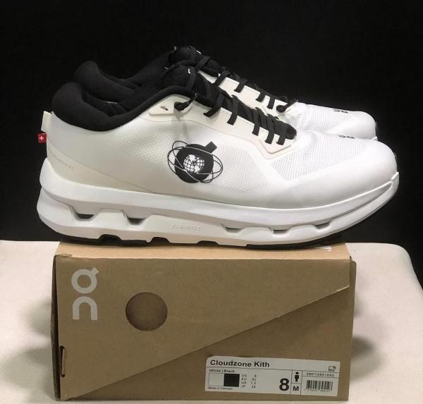 Kith x On Cloudzone White Black