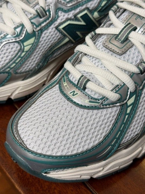 New Balancee 740 Trainers White Marsh Green Casual Shoes
