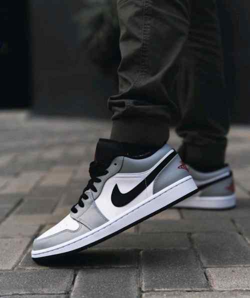 Nikee Air Jordan Retro 1 Low Light Smoke Grey