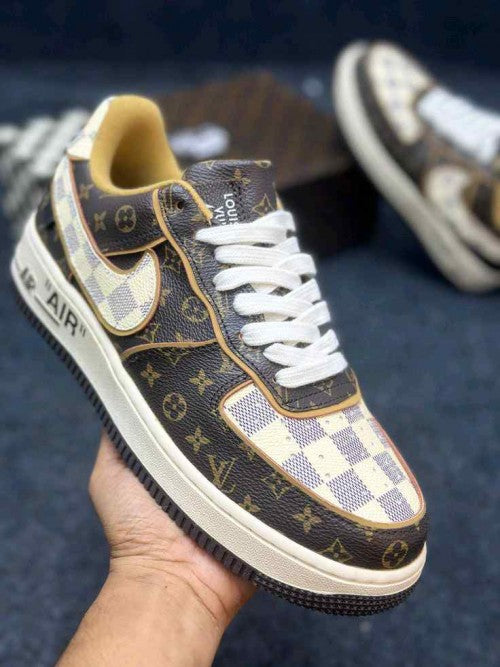 Nik.e Airforce 1 Low x Louis_ Vuitton By Virgil Abloh Brown 106