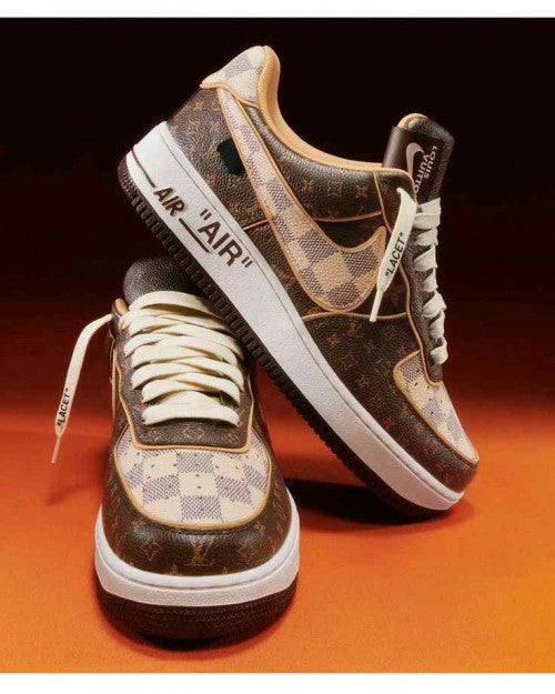 Nik.e Airforce 1 Low x Louis_ Vuitton By Virgil Abloh Brown 106