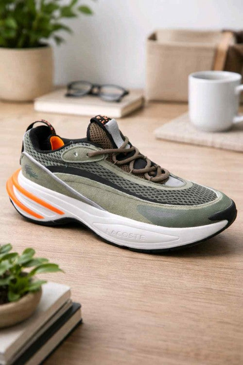 Lacostee Audyssor Orange Green offf White