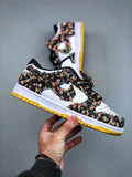 Nikee Dunk LowPanda-Monium White Black Multi-Color