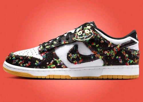 Nikee Dunk LowPanda-Monium White Black Multi-Color