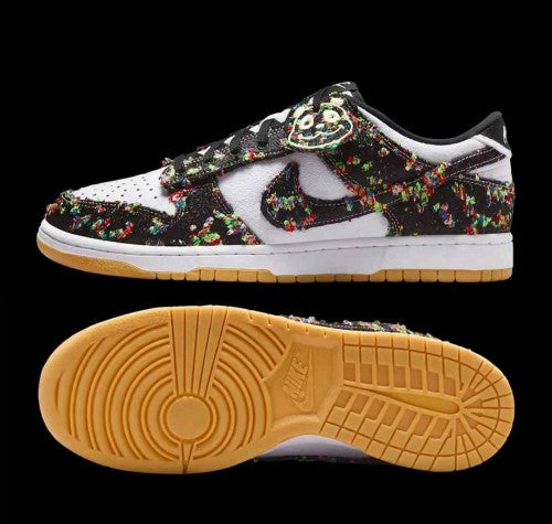 Nikee Dunk LowPanda-Monium White Black Multi-Color