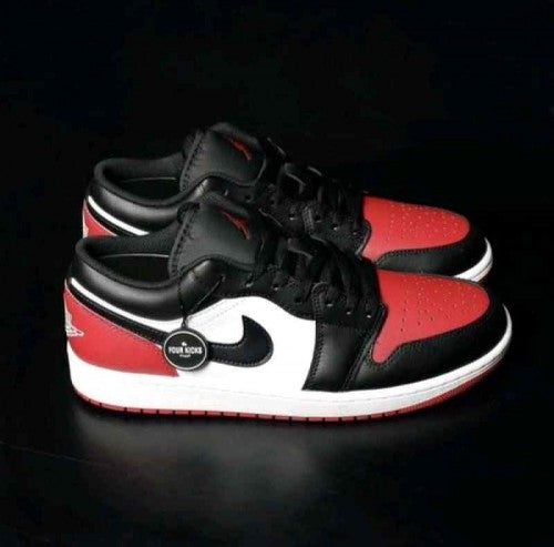 Nikee Air Jordan 1 Low Bred Toe 2.0