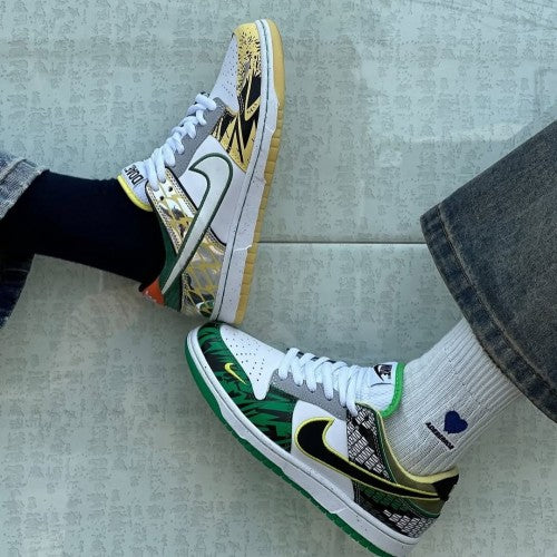 Nik_ee Dunk Low What The Duck Away University Of Oregon Pe Sneakers 529
