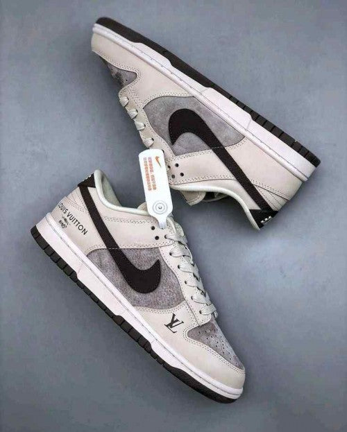 Nikee SB Dunk Low X Louiss Vuitton Gray 404