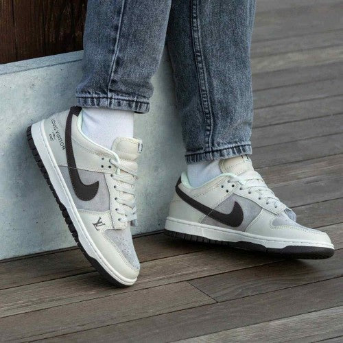 Nikee SB Dunk Low X Louiss Vuitton Gray 404