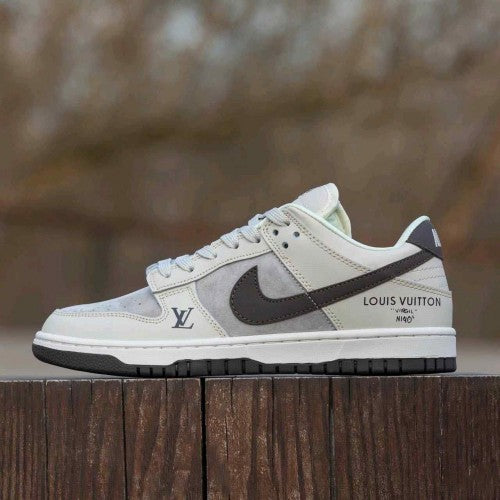 Nikee SB Dunk Low X Louiss Vuitton Gray 404