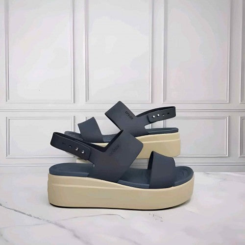 Crocss brooklyn slingback low wedge sandals for her