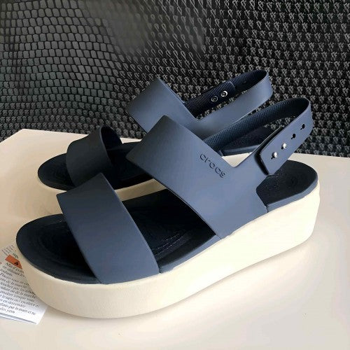 Crocss brooklyn slingback low wedge sandals for her