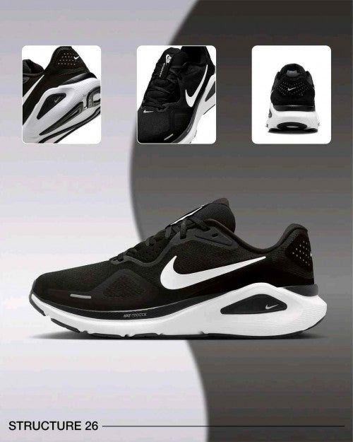 Nikee Structure 26 White Black