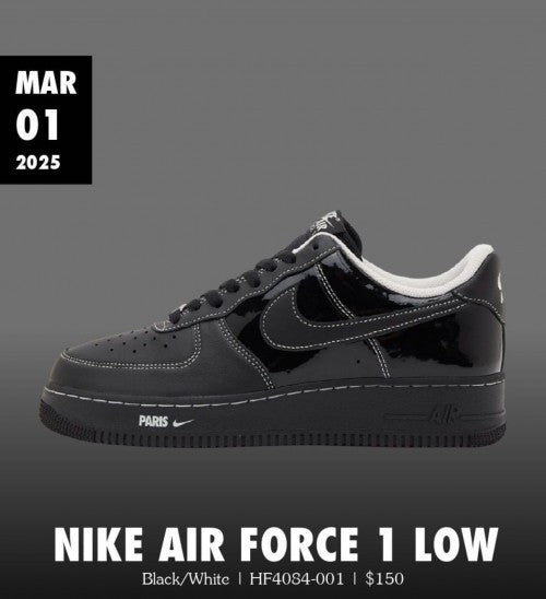 E airforce 1 low city pack paris patent Sale