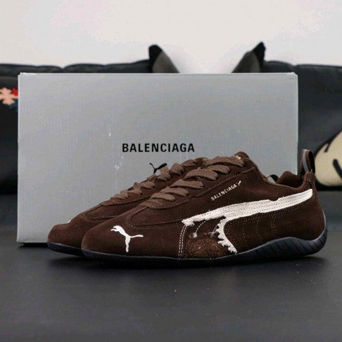 Balenciagaa X Pumaa Speedcat Brown