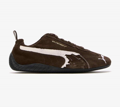 Balenciagaa X Pumaa Speedcat Brown
