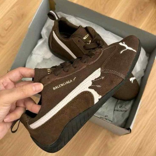 Balenciagaa X Pumaa Speedcat Brown