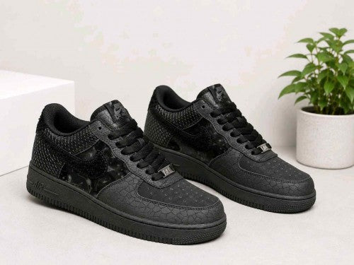 Nikee x Kobe Bryant Air Force 1 Low Triple Black