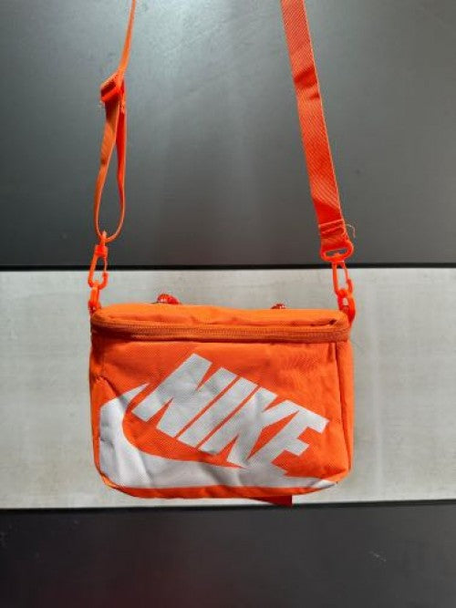 orenge white side bag
